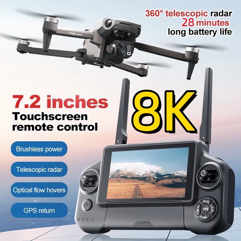Drone Camera Night Vision - طائرة بدون طيار رباعية المحاور بدقة