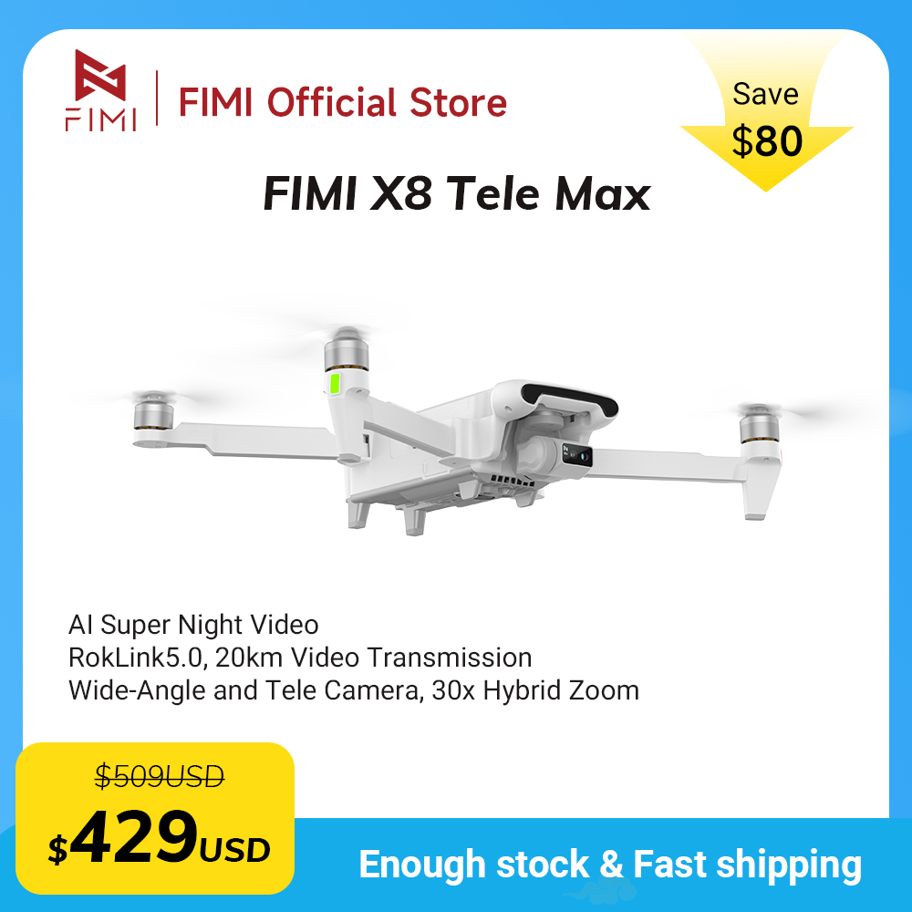 Drone Camera Wide Angle - طائرة بدون طيار FIMI X8 Tele