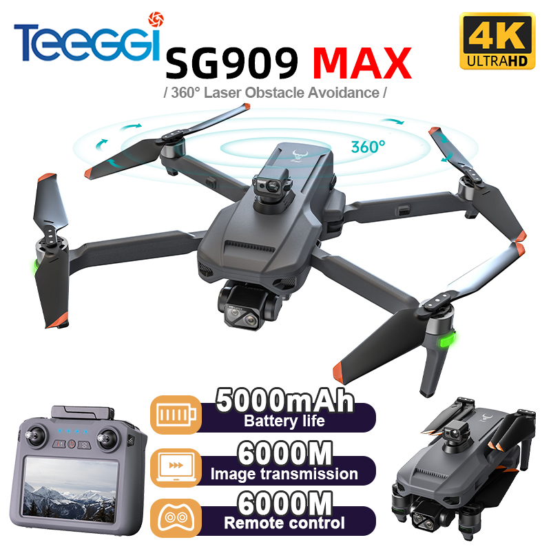 Drone Camera With Gimbal - طائرة بدون طيار Teeggi SG909 MAX