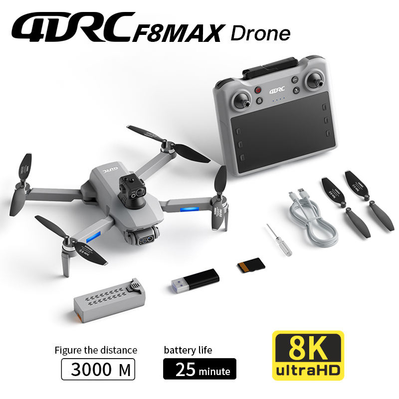 Drone Camera Professional - F8 MAX GPS الطائرة بدون طيار