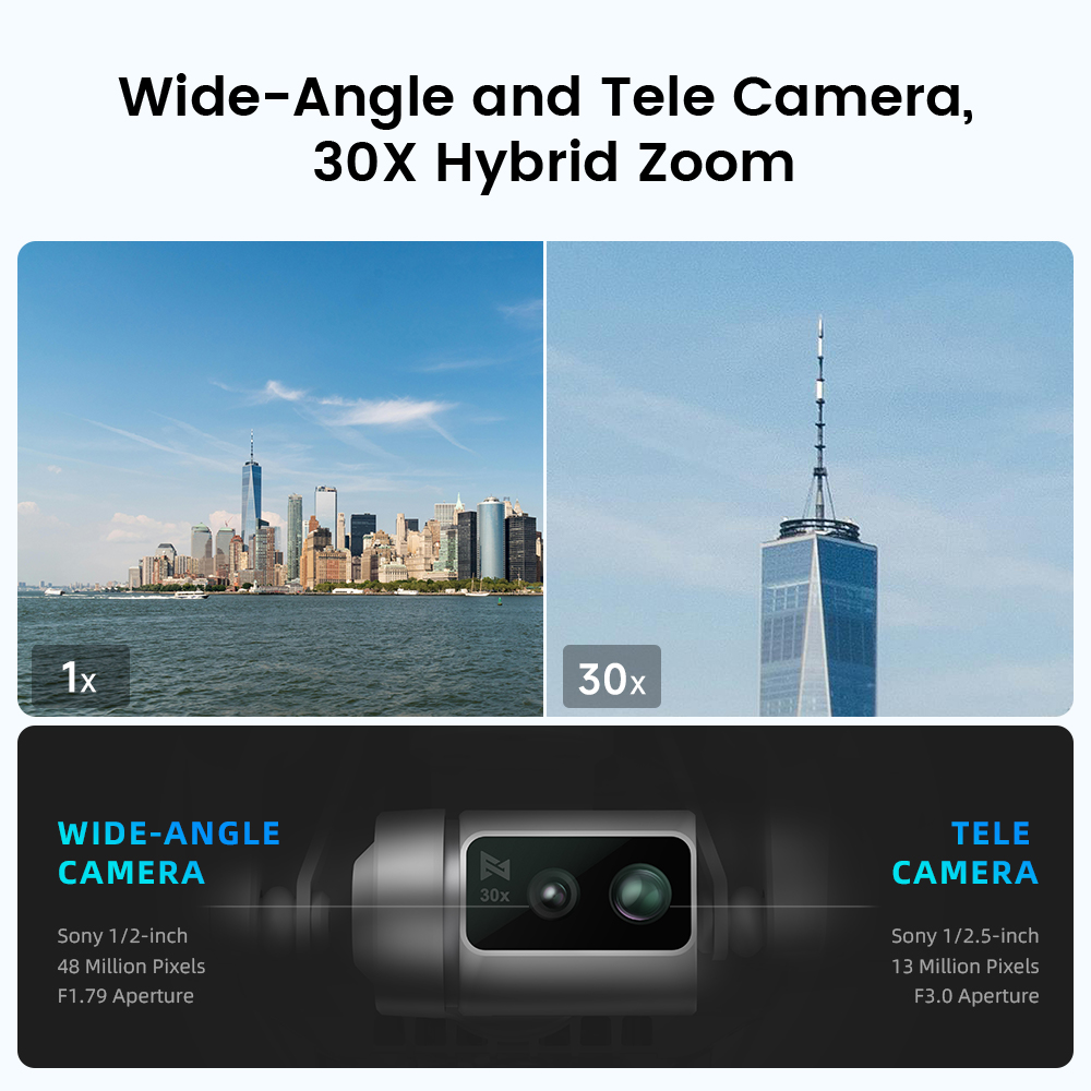 طائرة بدون طيار FIMI X8 Tele M - مراجعة Drone Camera Wide Angle وسعره
