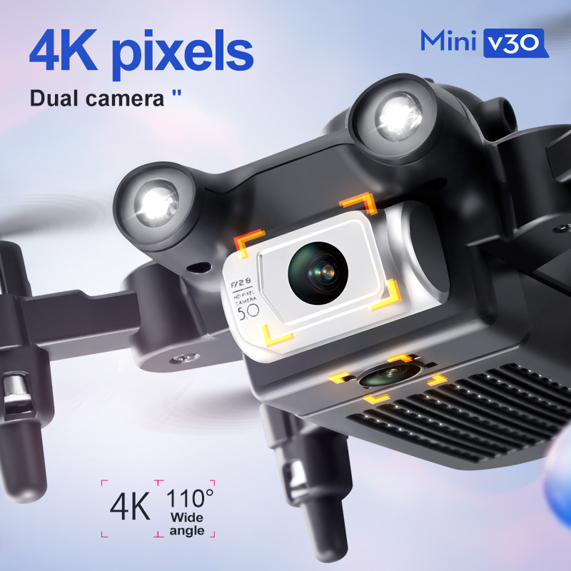 طائرة بدون طيار صغيرة V30 WiFi - مراجعة Drone Camera Night Vision وسعره