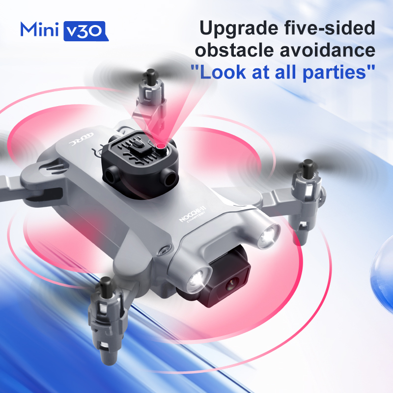طائرة بدون طيار صغيرة V30 WiFi - مراجعة Drone Camera Night Vision وسعره