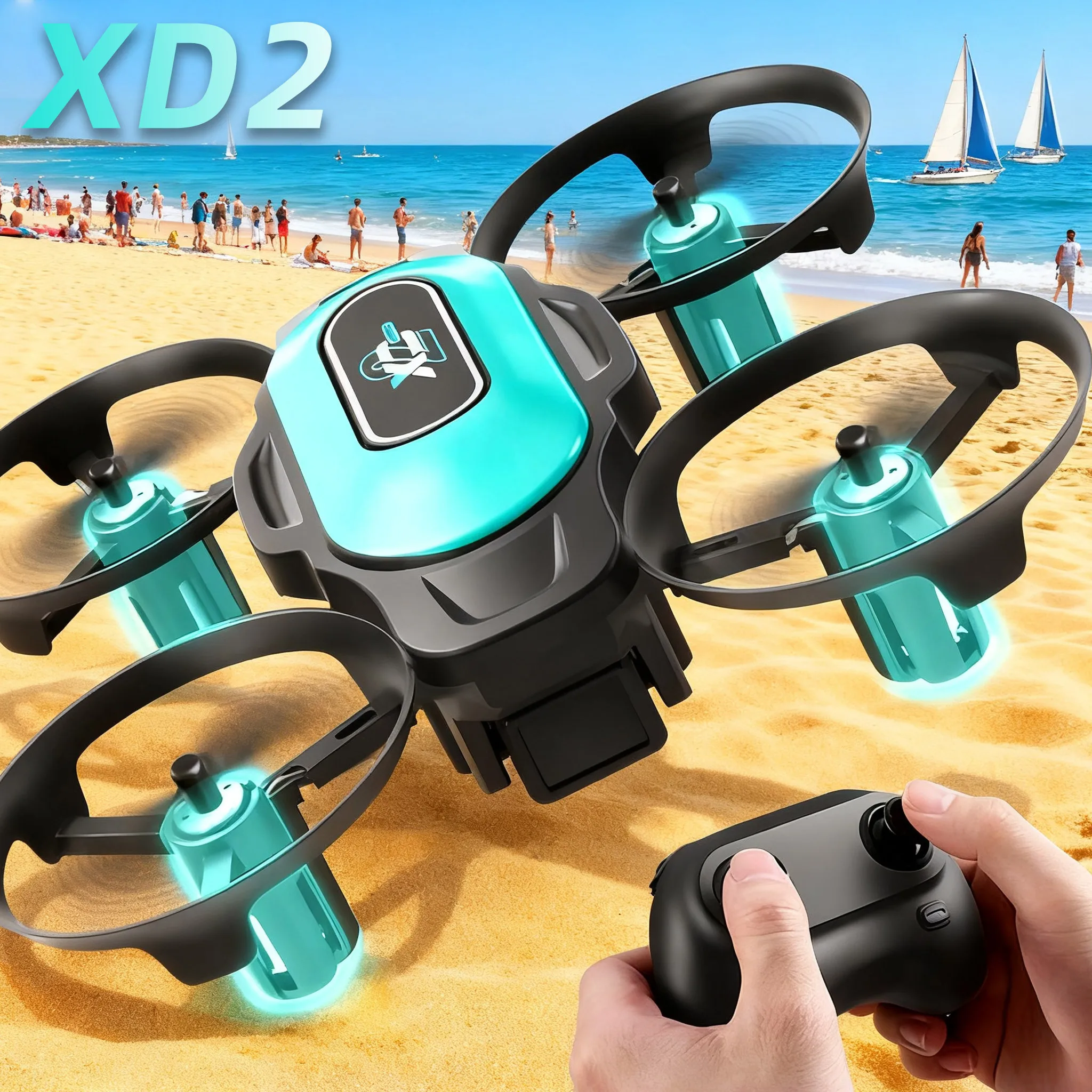 طائرة بدون طيار صغيرة XD2، 360 - مراجعة Drone Camera Hd وسعره