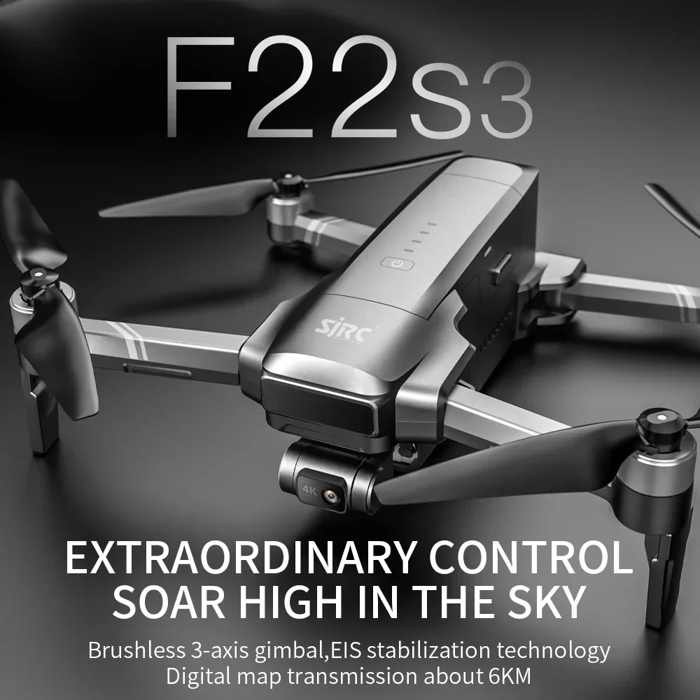 طائرة SJRC F22 S3 pro القابلة  - مراجعة Drone Camera Action وسعره