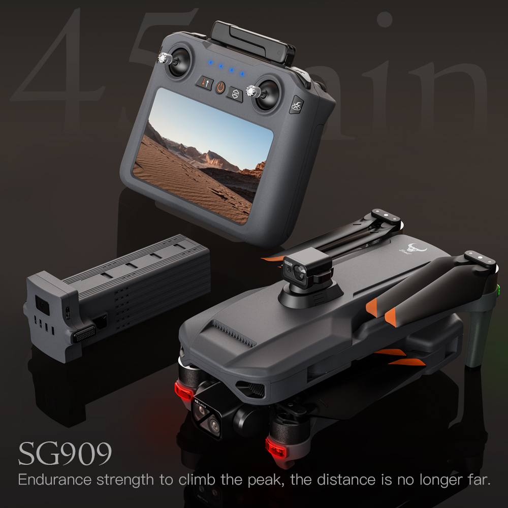 طائرة بدون طيار Teeggi SG909 M - مراجعة Drone Camera With Gimbal وسعره