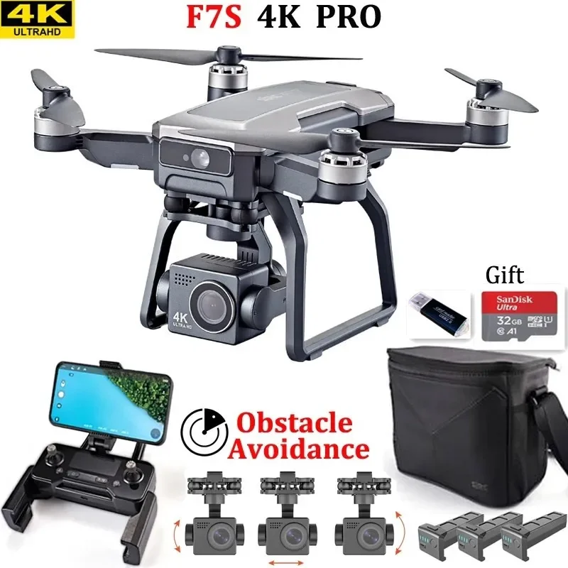 طائرة بدون طيار SJRC F7s 4K PR - مراجعة Drone Camera Action وسعره