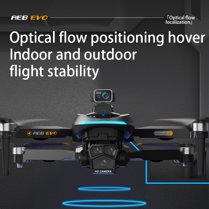 طائرة بدون طيار AE8 EVO احتراف - مراجعة Drone Camera Night Vision وسعره