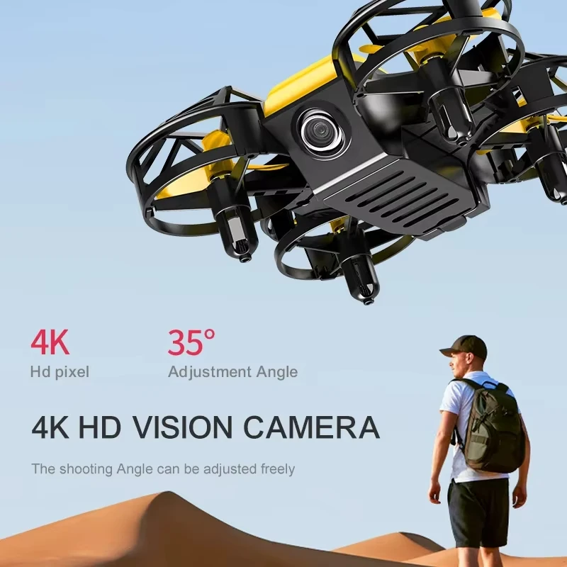 طائرة بدون طيار صغيرة D12 بكام - مراجعة Drone Camera Wide Angle وسعره