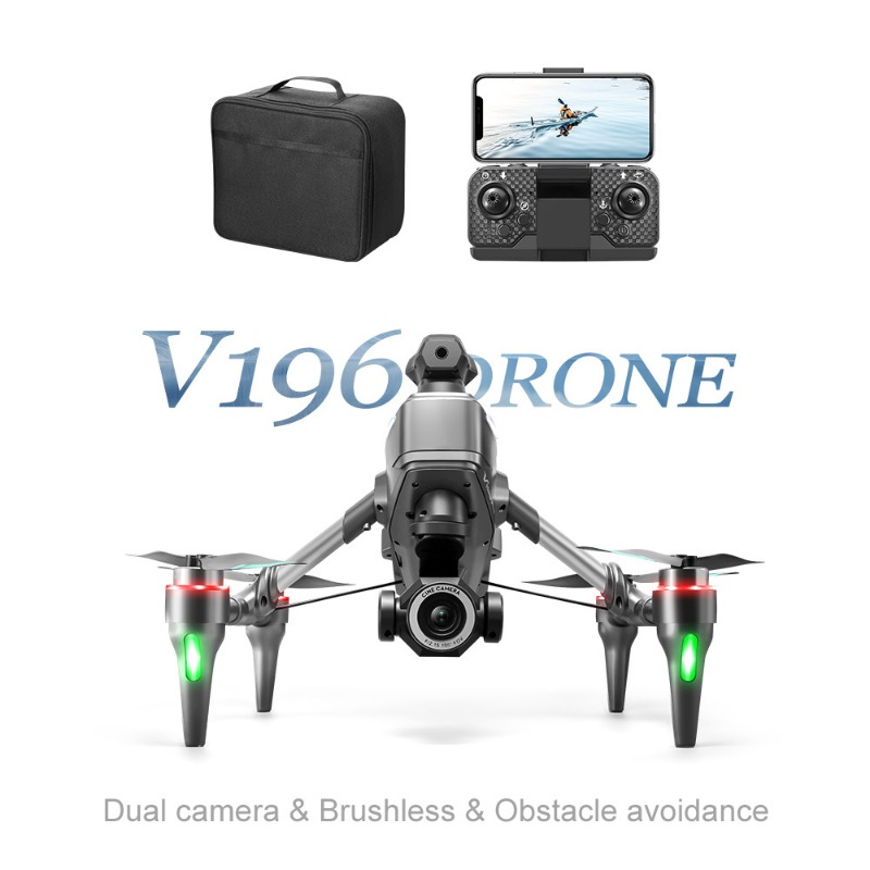 2025 V196 التلقائي تجنب العوائ - مراجعة Drone Camera With Gimbal وسعره