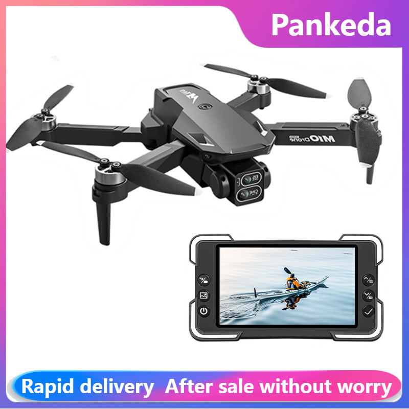 طائرة بدون طيار M10 مع كاميرا  - مراجعة Drone Camera With Gimbal وسعره