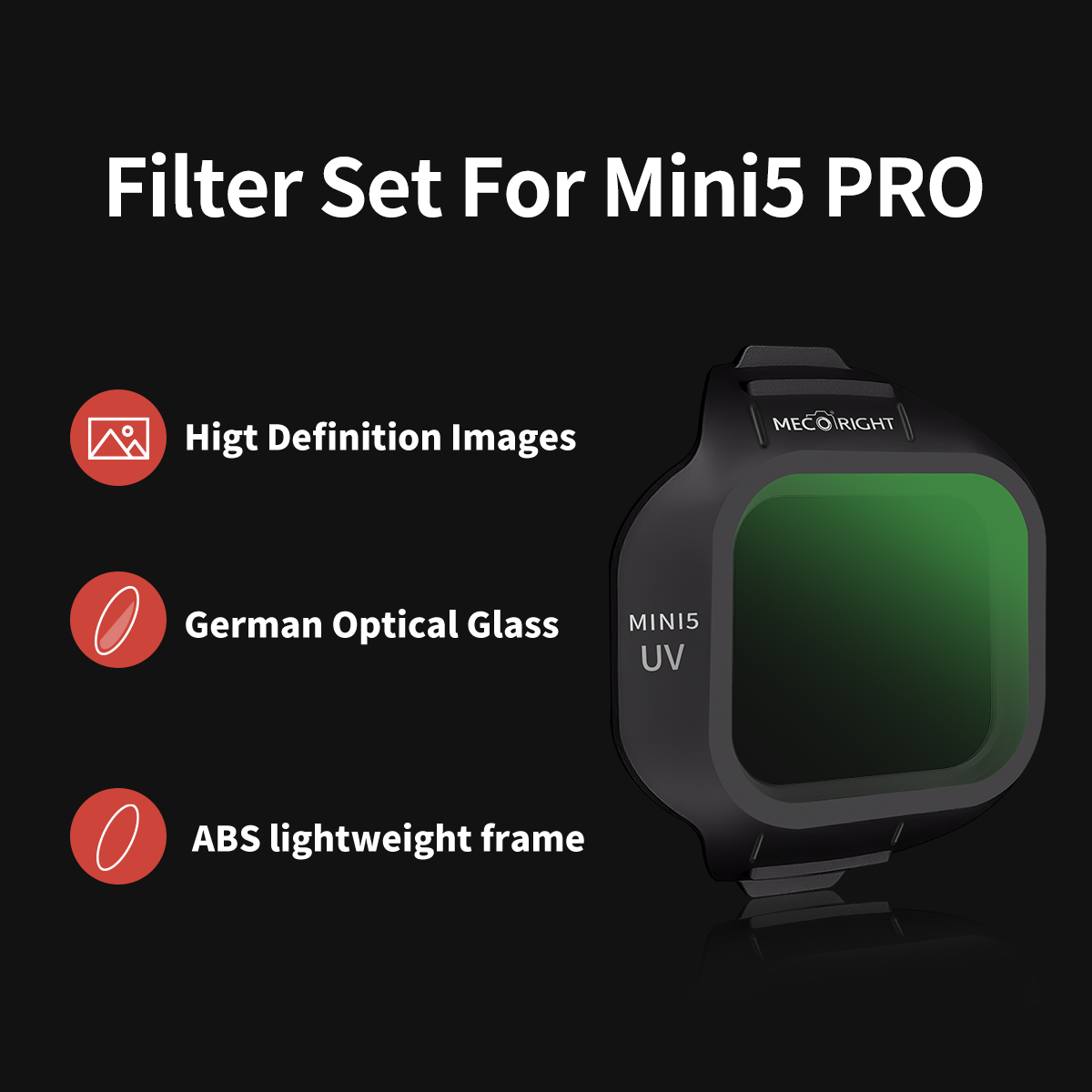 مجموعة فلاتر Mecoright لطائرة  - مراجعة Drone Camera Filter وسعره